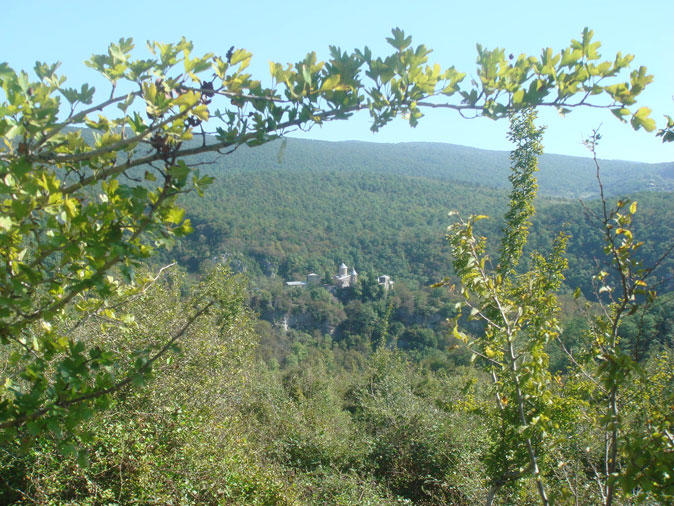 Motsameta monastery view. Georgia.